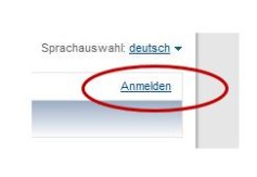 Screenshot OPAC-Anmeldung