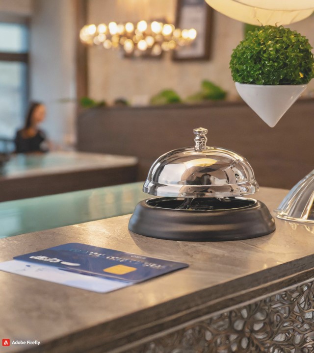 Auf dem Bild ist eine Klingel als Symbolbild für den Hotel-Checkout zu sehen.