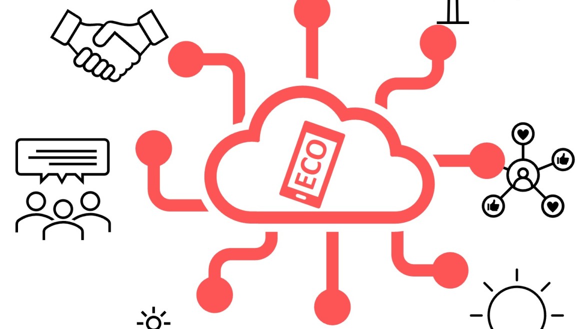Digitale Plattform für den Ausgleich von Energienachfrage und -angebot (Hochschule München) Das Bild zeigt eine Grafik zu dem Thema: Digitale Plattform zur Identifikation geeigneter Partner zur Bildung und Erweiterung von Energiegemeinschaften unter Berücksichtigung individueller Interessen, mit dem Ziel, einen Ausgleich von Energienachfrage und –angebot zu schaffen.