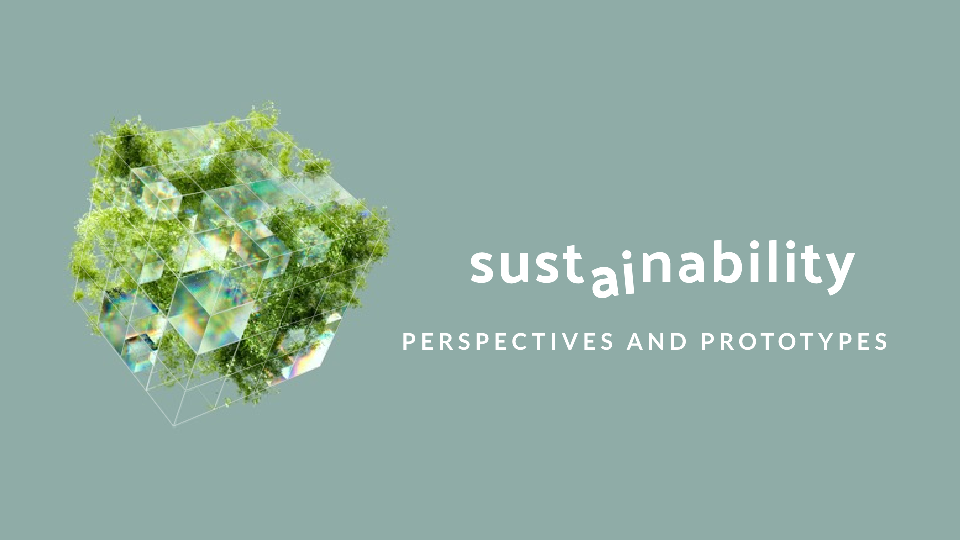 sustAInability - perspectives and prototpyes (Digitalisierungskolleg sustAInability, Charlotte Böhm) Logo der Projektkommunikation