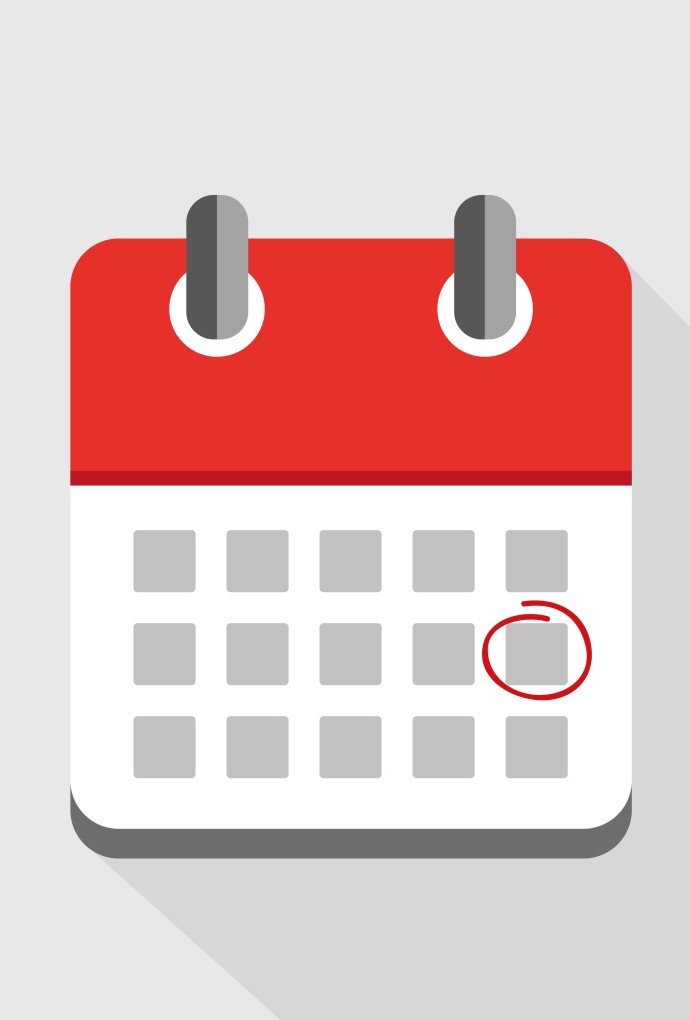 eingekreister Termin im Kalender