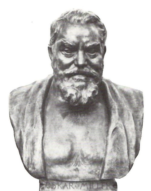 Büste Oskar von Miller (Quelle: Hochschule München) Büste Oskar von Miller