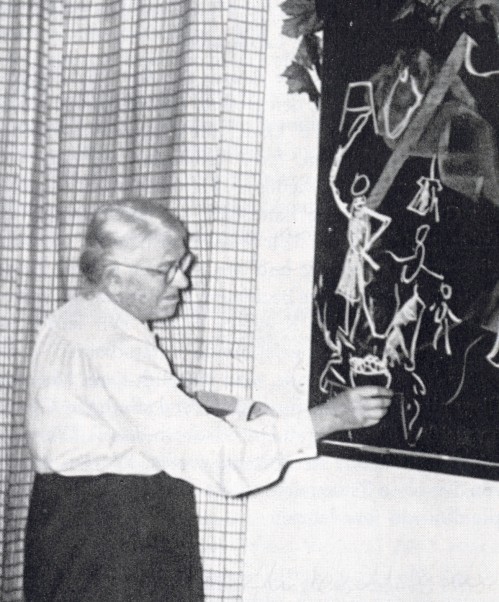 Lehrerin Dr. Stocker Eysoldt (Quelle: Neher: Das Münchner Kindergärtnerinnenseminar, S. 37.) Lehrerin Dr. Stocker Eysoldt
