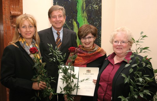 Verleihung des Gleichstellungspreises (Quelle: Hochschule München) Verleihung des Gleichstellungspreises