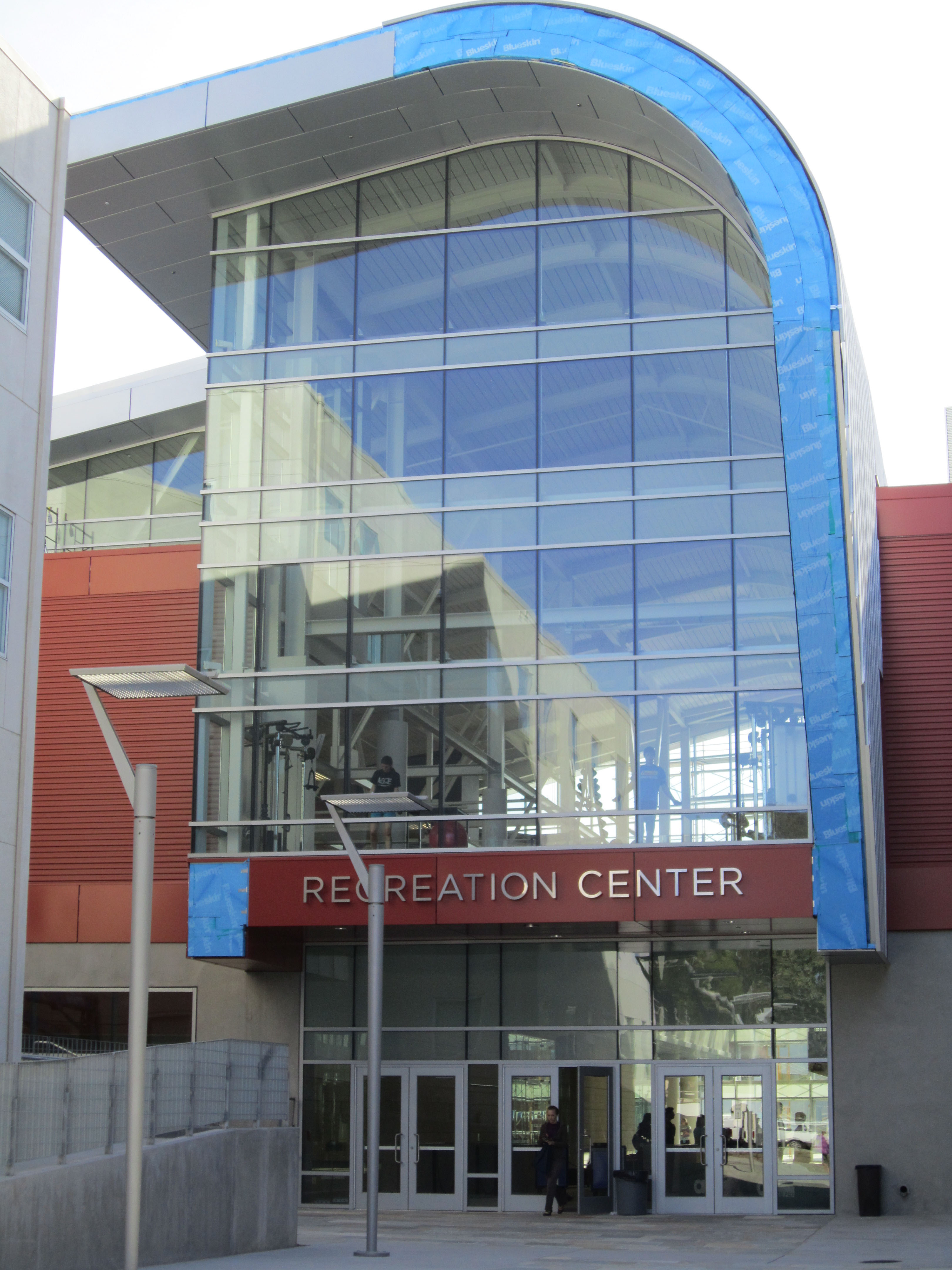 Entrance of the Recreation Center at Cal Poly