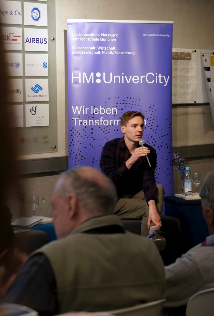 Sprecher im HM:UniverCity Dialogforum (Gabriella Guzman) Sprecher im HM:UniverCity Dialogforum