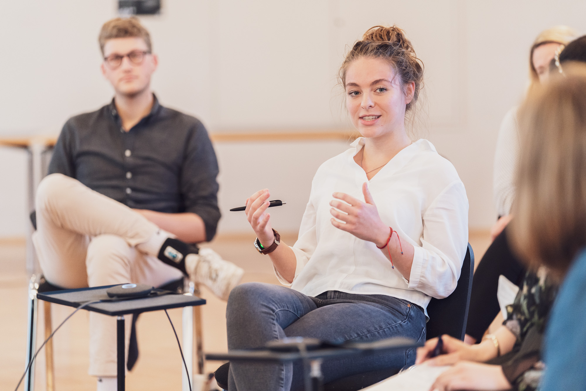 Nahaufnahme Studierende 
