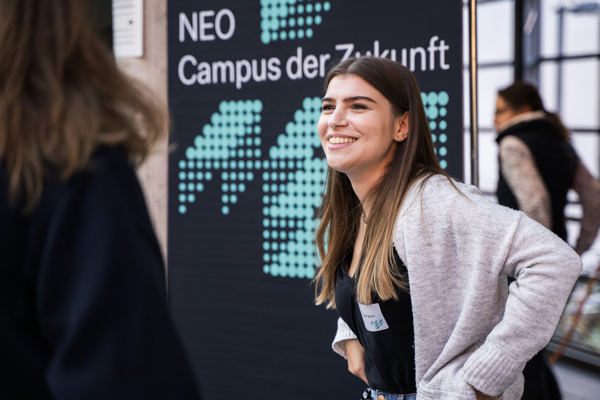 Nahaufnahme von weiblichen Person