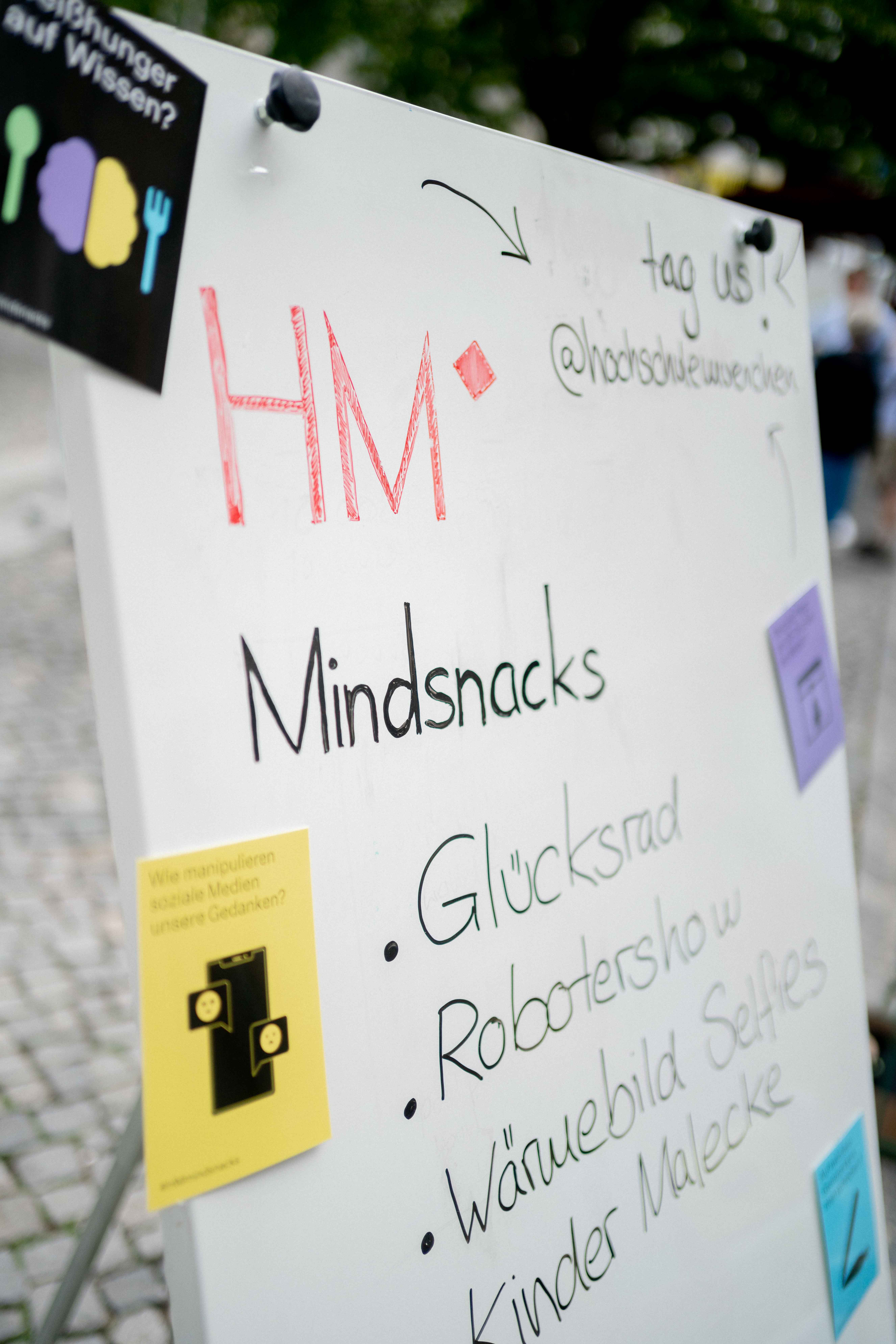 Mindsnacks Live am Rindermarkt