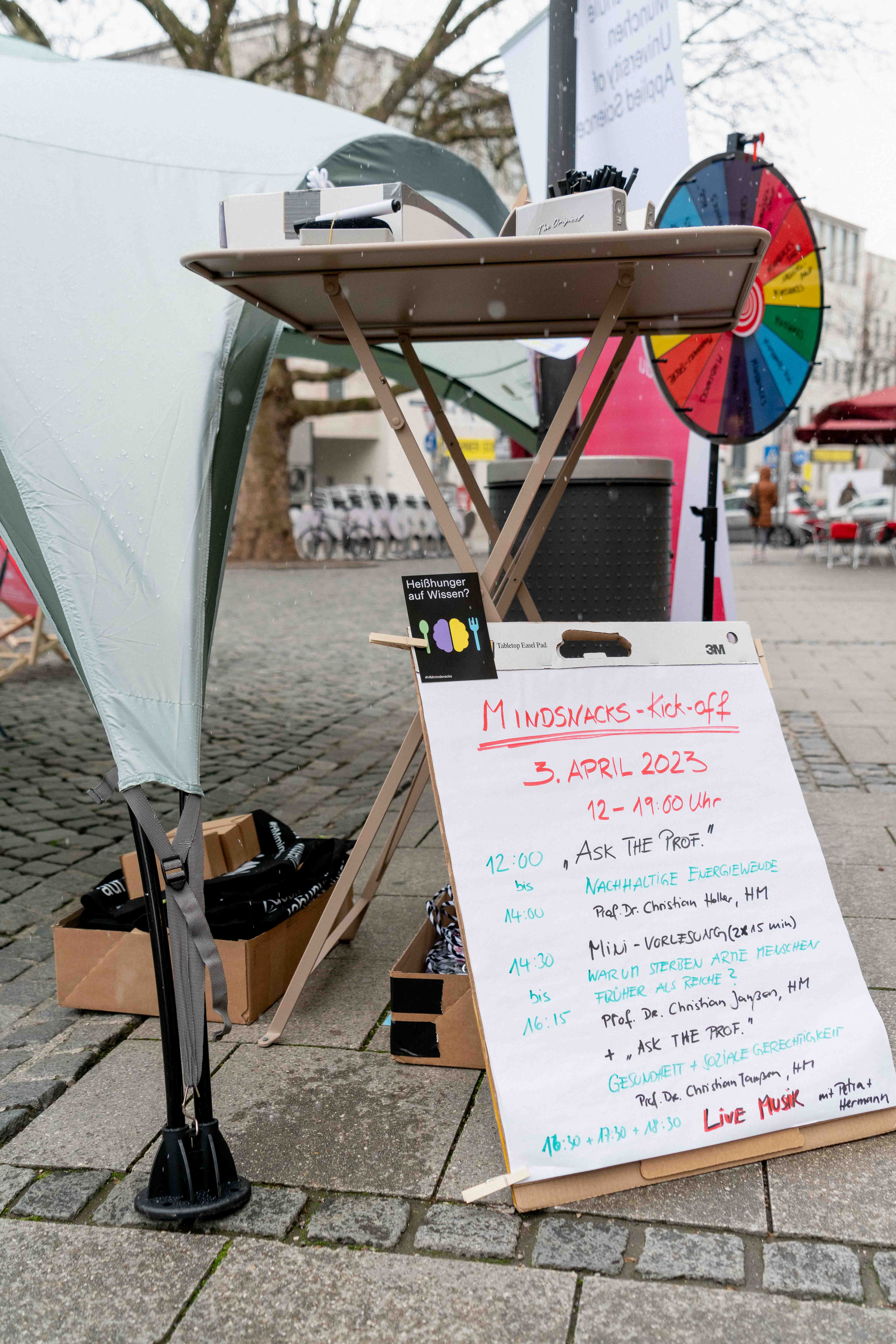 Mindsnacks Live am Rindermarkt