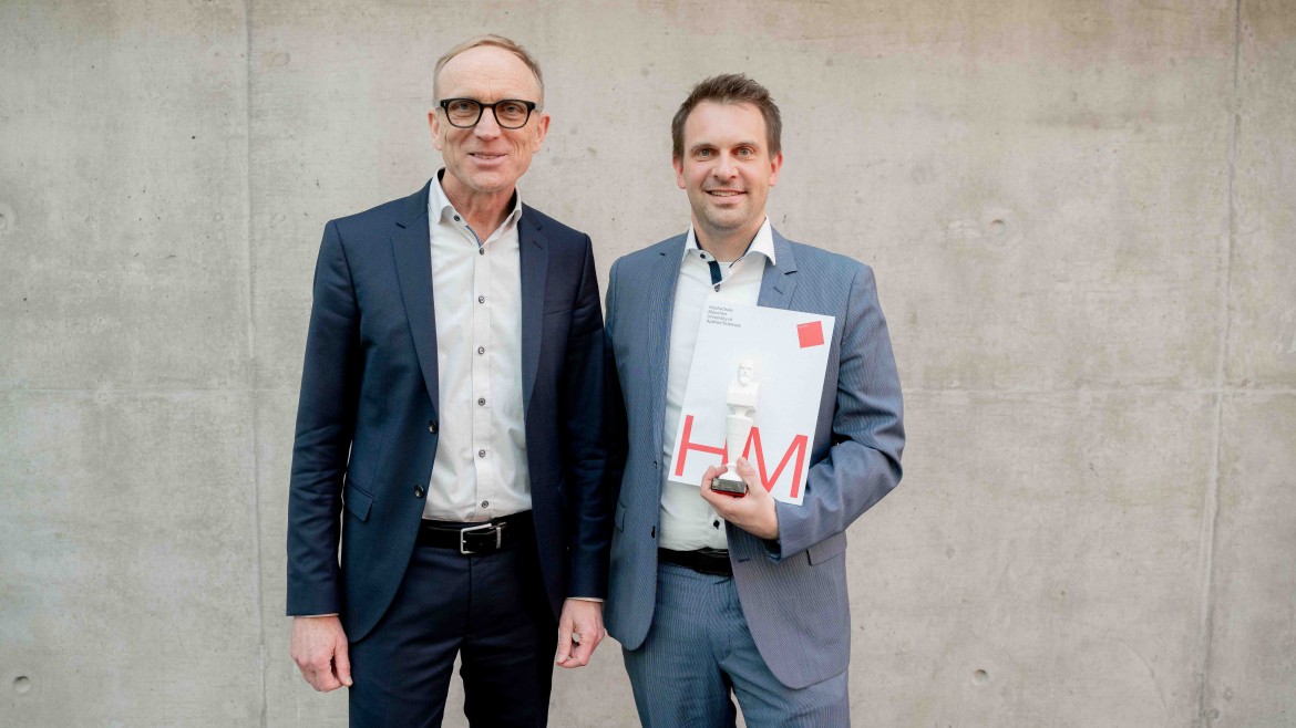 Oskar-Gewinner Lehre Hochschule München 2023 (Foto: Alexander Ratzing) Vizepräsident und Oskar Preisträger Lehre