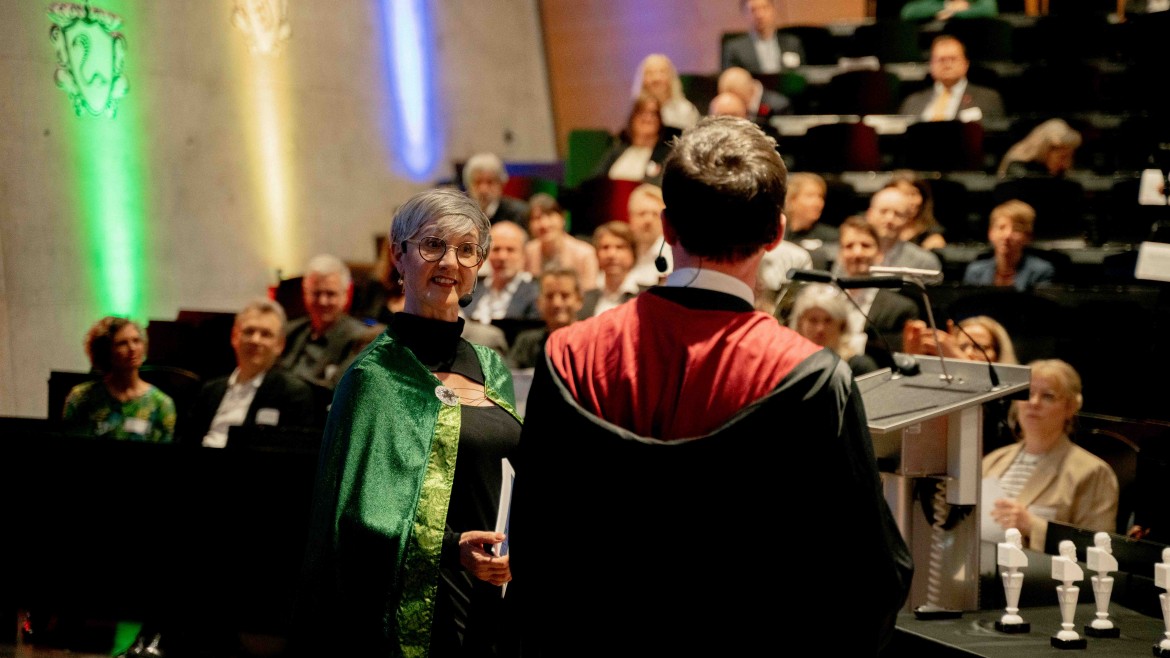 Oskar-von-Miller-Feier 2023 (Foto: Alexander Ratzing) Moderation Harry Potter HM Feier
