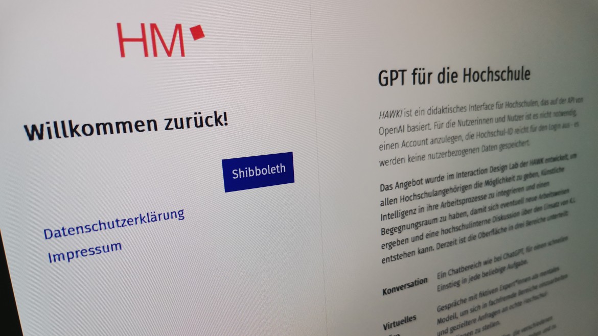 Interface zu ChatGPT an der HM