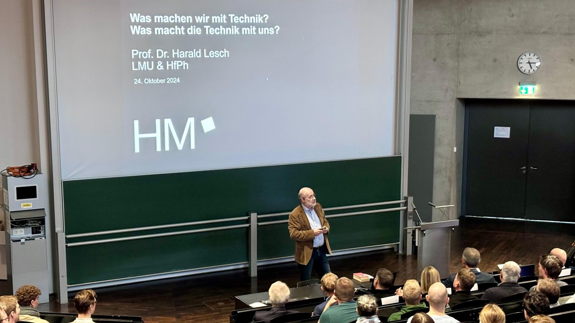 Harald Lesch Vortrag (Foto: Petra Wiese) Harald Lesch Vortrag