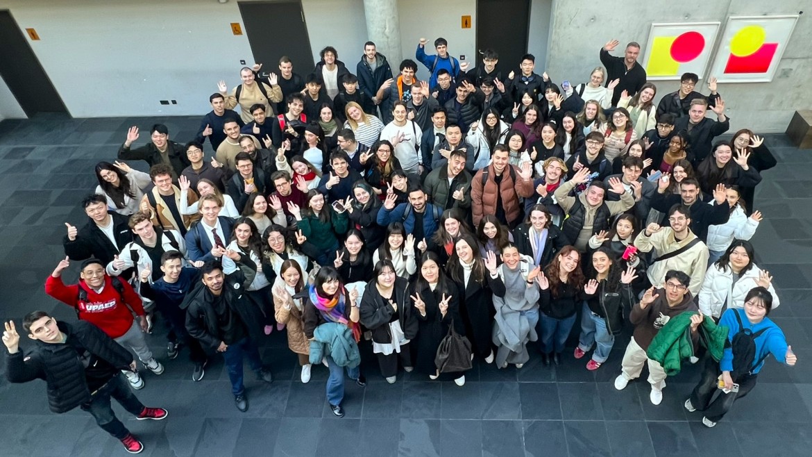 Internationale Studierende an der HM (Foto: International Office) Internationale Studierende an der HM