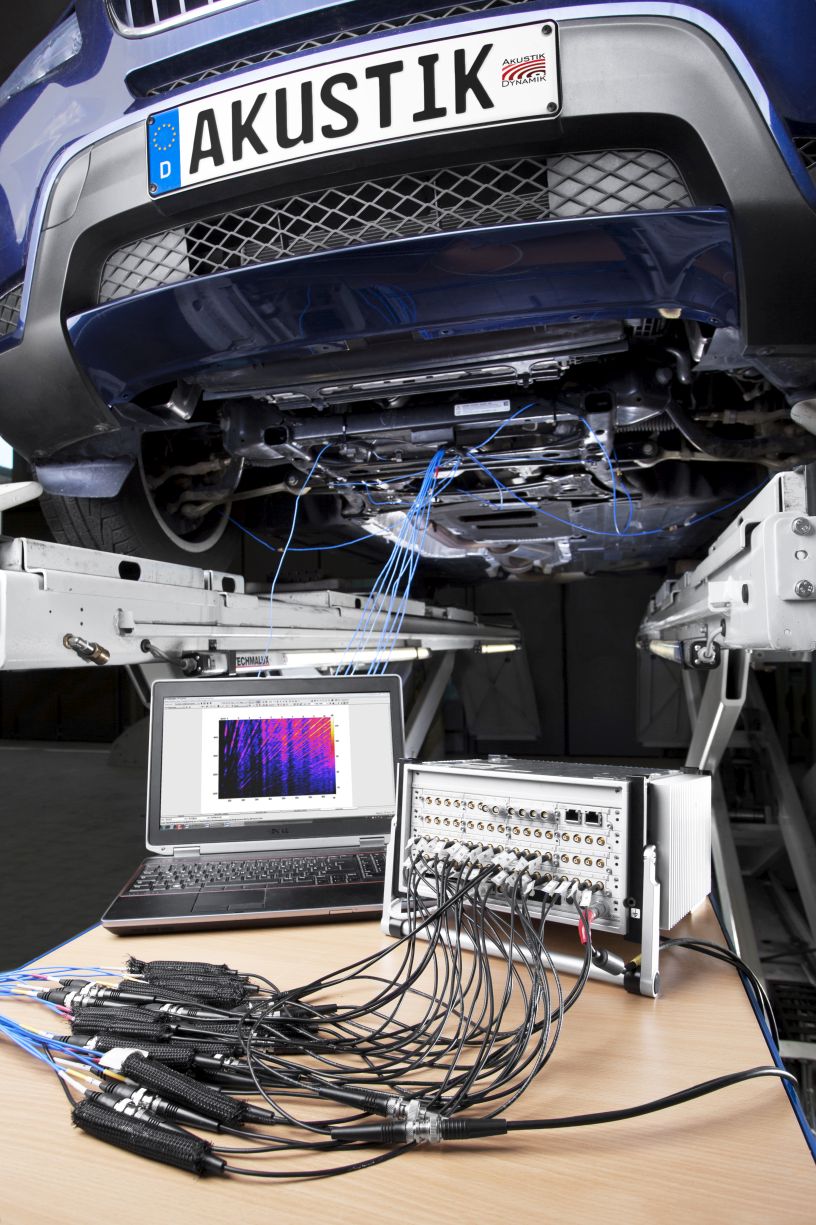 Praktischer Aufbau im Akustikstudium (PAK am Auto)