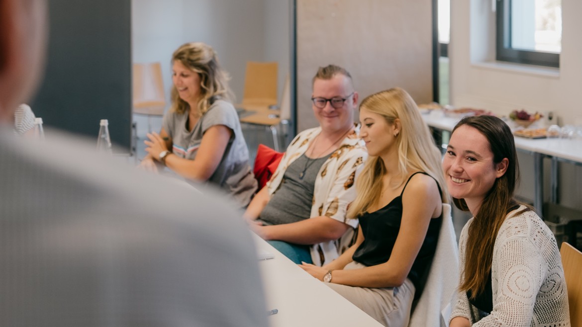 Vorstellungsrunde der Master Mental Health Studierenden (Foto: Johanna Bronek) Studierende des Master Mental Health stellen sich vor