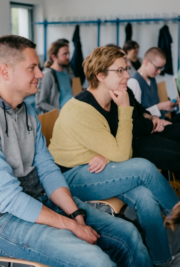 Blick ins Publikum der Lesung zum 
