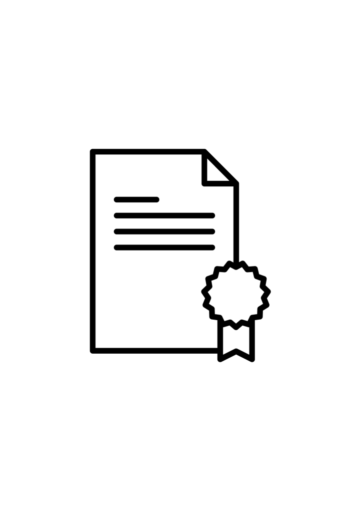 Piktogramm Abschluss