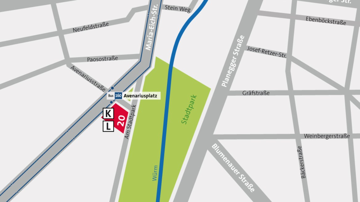Lageplan Pasing