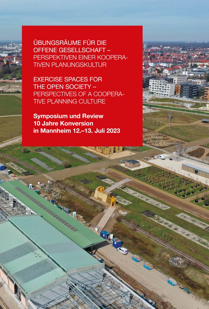 Blick von der BUGA auf das neue Quartier Spinelli 