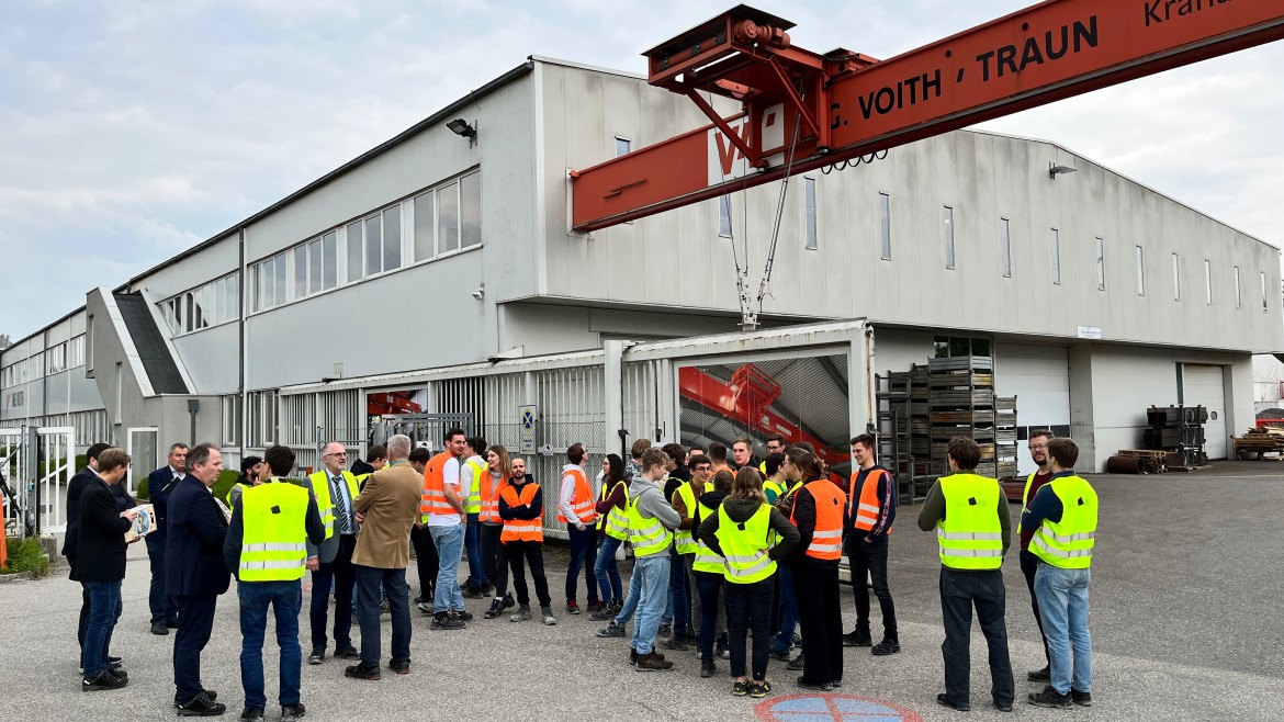 Stahlbauexkursion 2023 nach Linz