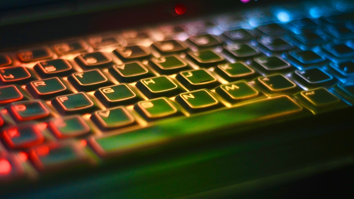 Leuchtende Tastatur