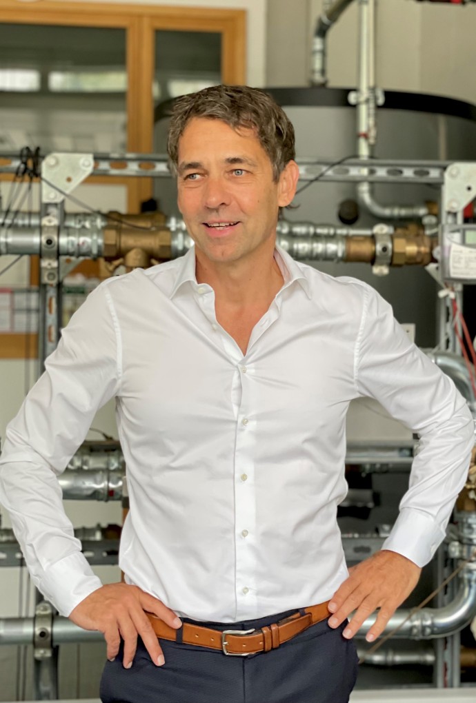 Prof. Thilo Ebert im Labor