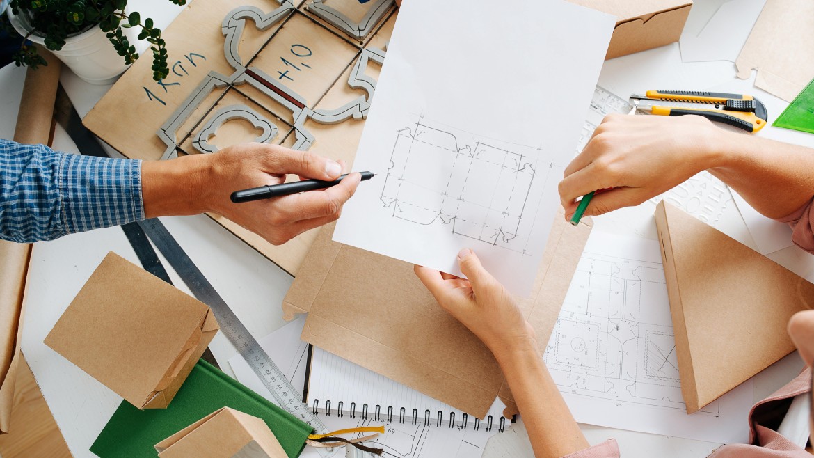 Detailfoto Verpackungsdesign