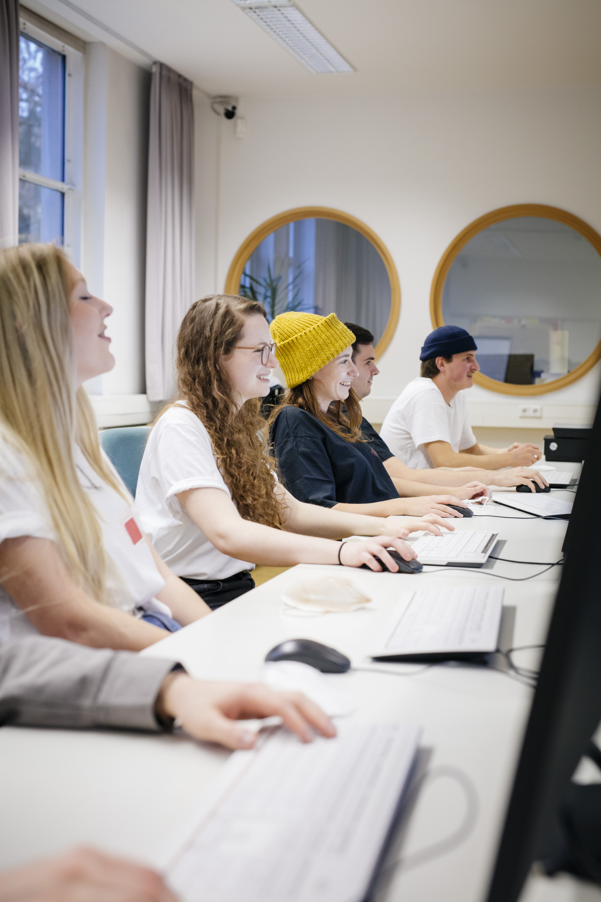 Studierende Digital Media & Print im PC Pool