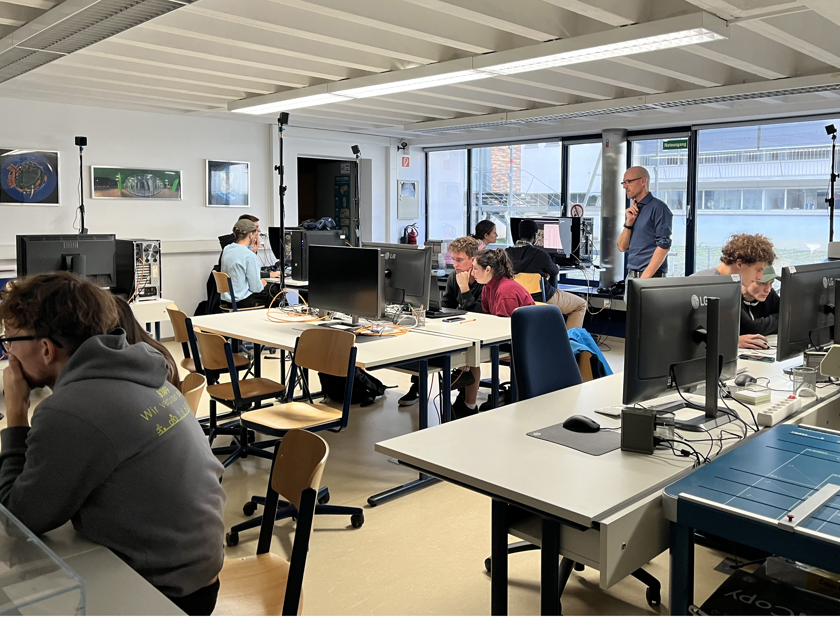 Gruppenarbeit im Workshop Geovisualisierung