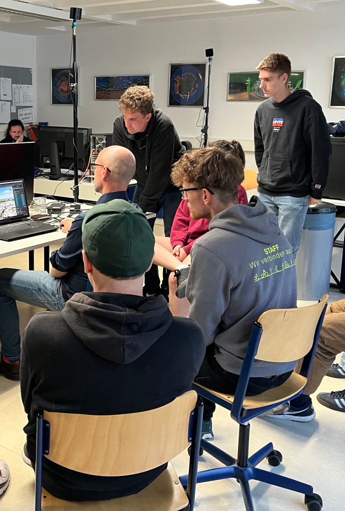 Präsentation der 3D-Animation