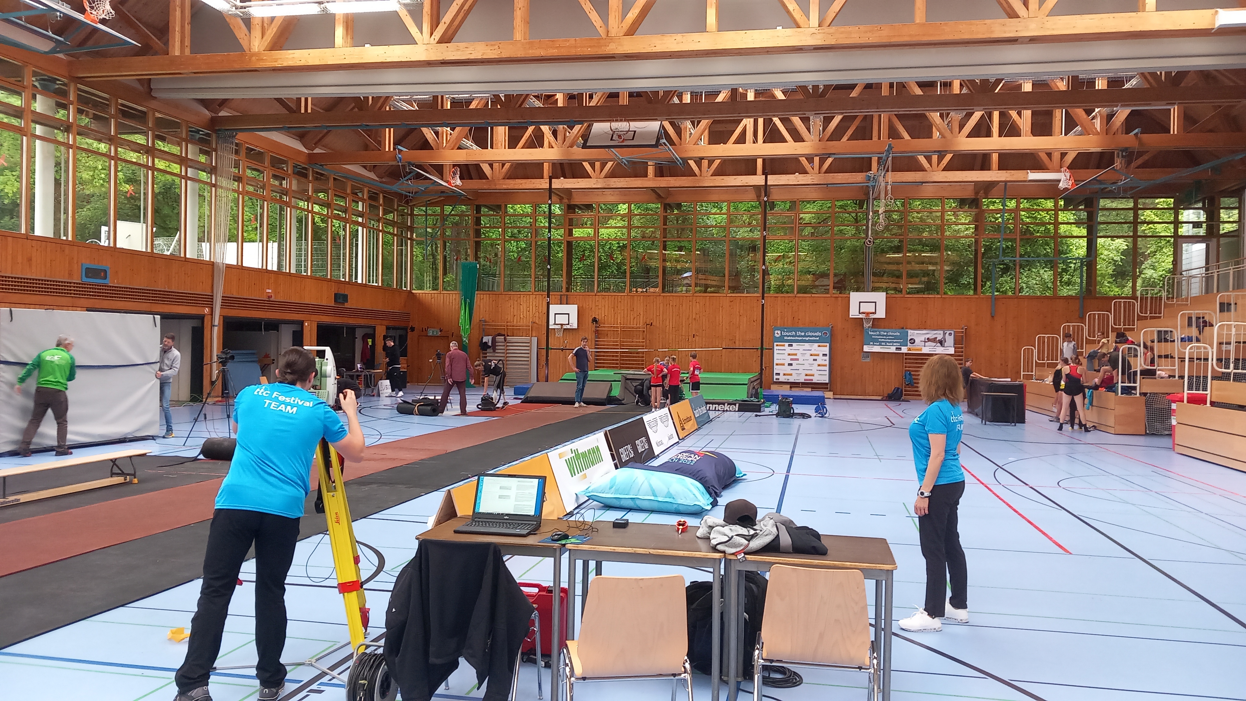 Foto in der Halle