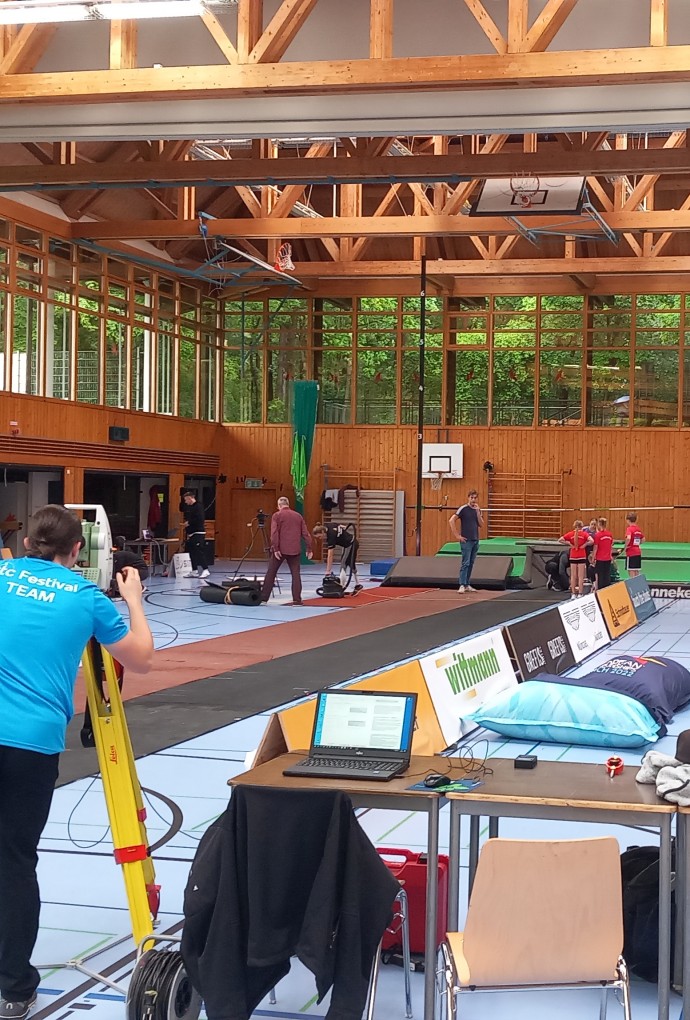 Foto in der Halle
