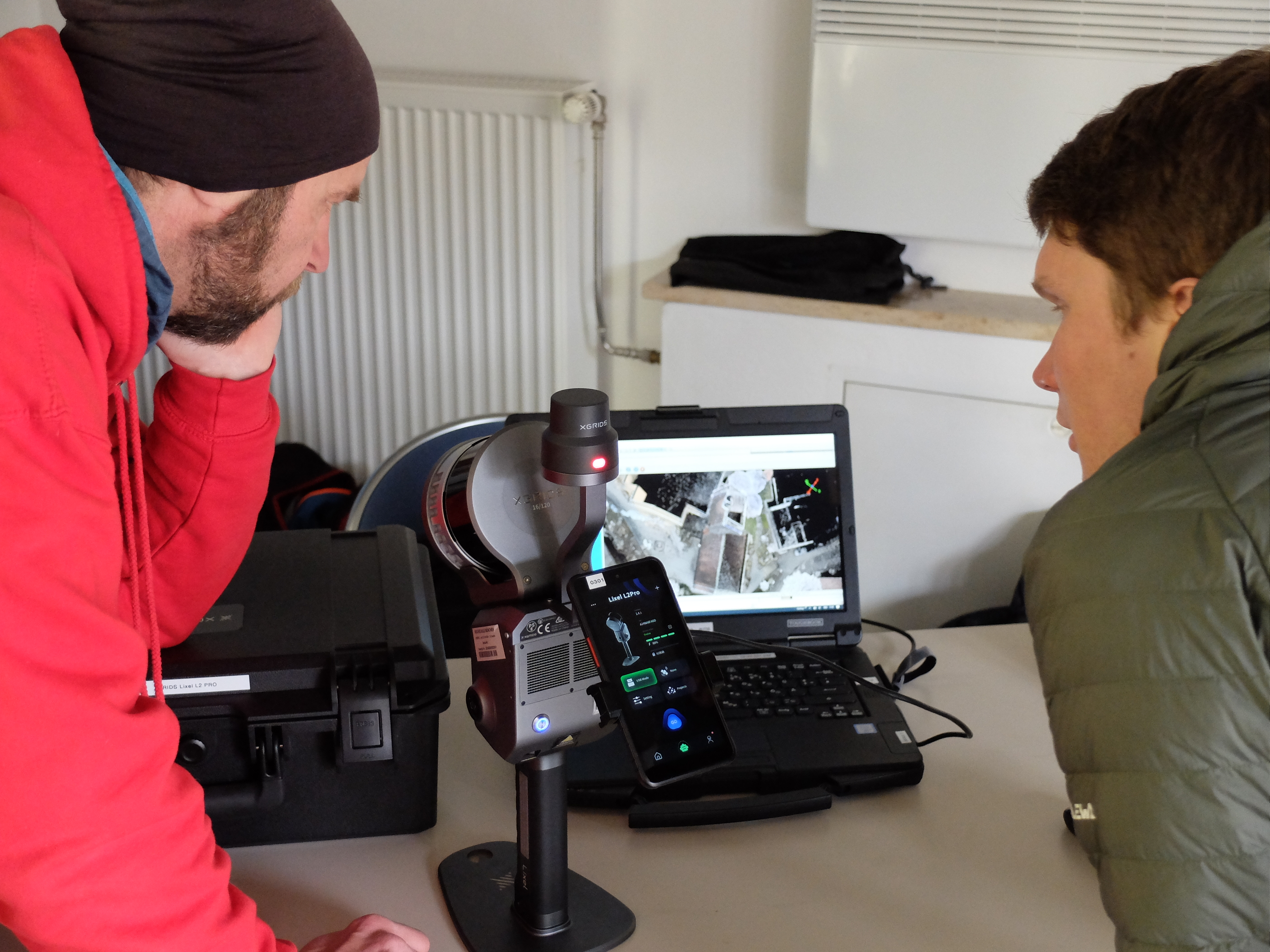 Scanner und Notebook
