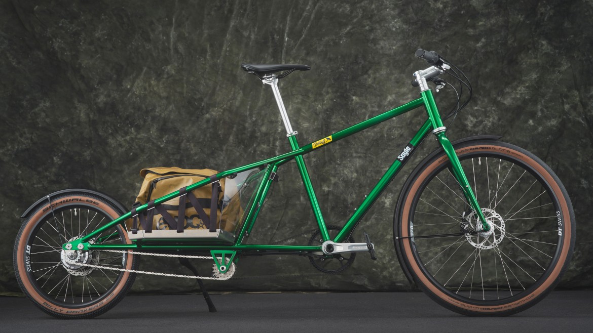 Auf den Bild ist der Fahrrad 